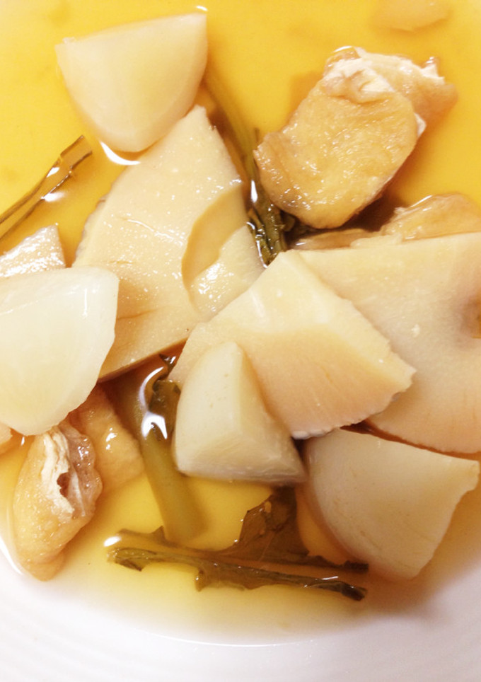 かぶと竹の子の煮物-レシピのメイン写真