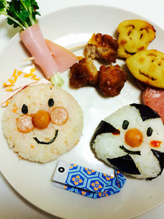 子供の日アンパンマンプレート-レシピのメイン写真