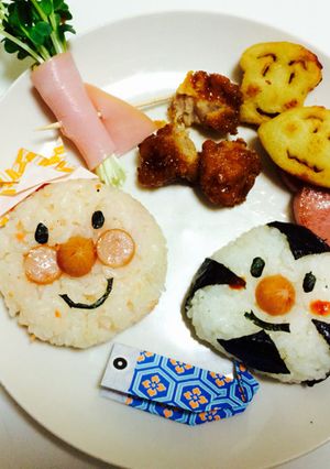 子供の日アンパンマンプレート-レシピのメイン写真