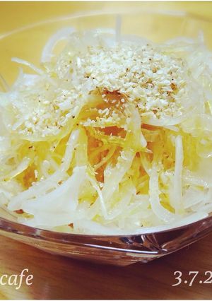 塩豆腐とオニオンスライスサラダ-レシピのメイン写真