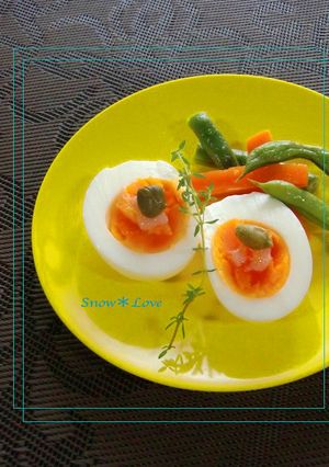 塩麹を少々→直ぐ食べる✿美味しいゆで卵-レシピのメイン写真
