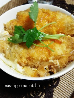ふんわり優しい*白身フライのカツ丼*-レシピのメイン写真