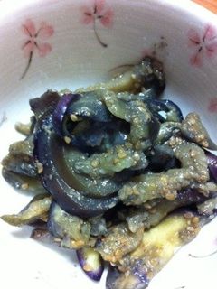 簡単*茄子の胡麻和え-レシピのメイン写真
