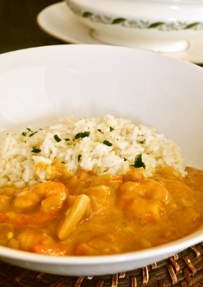 ちょっと気取った クリーミー海老カレー-レシピのメイン写真