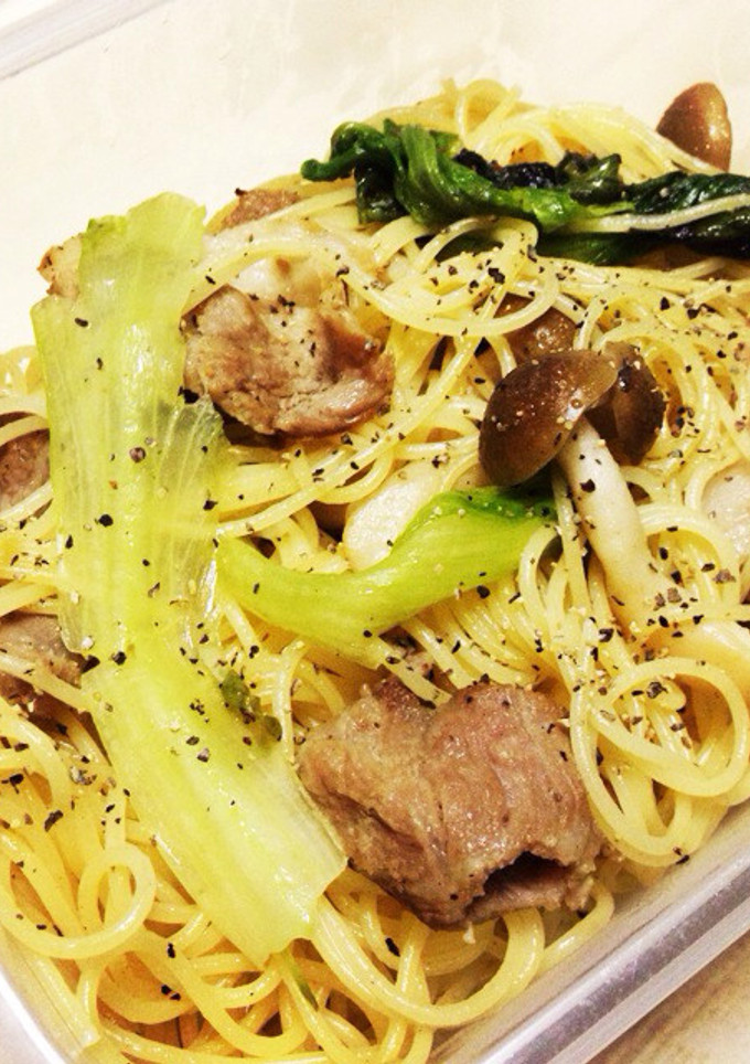 簡単！！豚肉としめじの和風パスタ-レシピのメイン写真