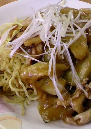 揚げナスのあんかけ焼きそば-レシピのメイン写真