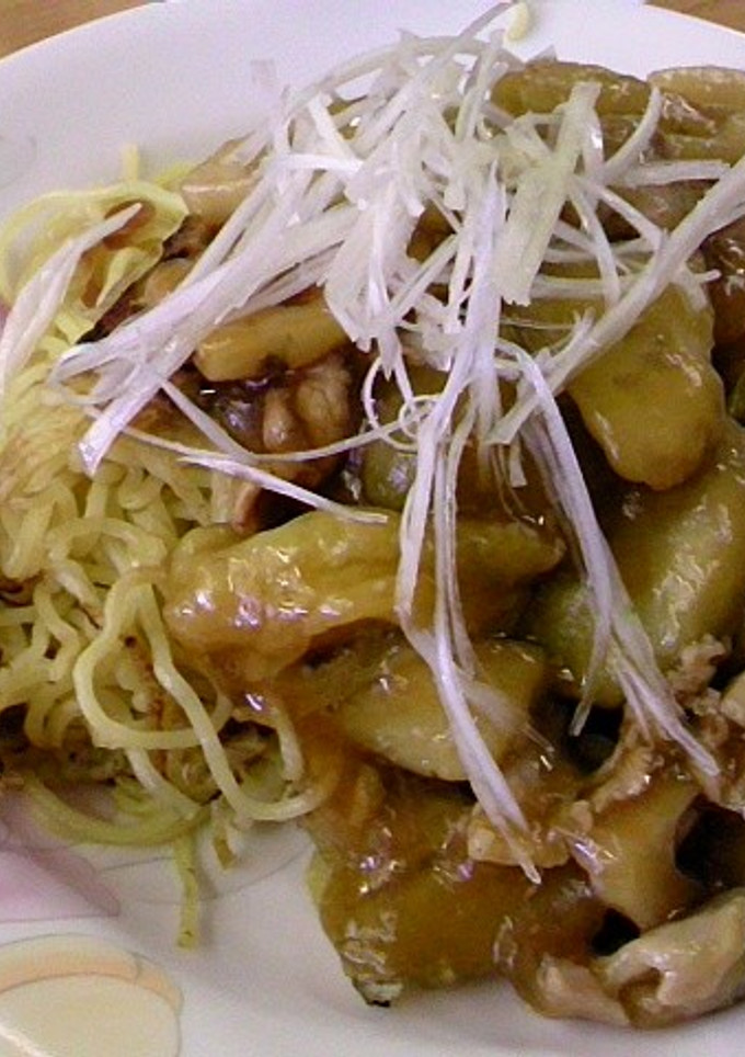 揚げナスのあんかけ焼きそば-レシピのメイン写真