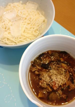 夏野菜たっぷり胡麻味噌仕立ての素麺ダレ-レシピのメイン写真