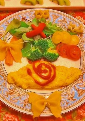 プレーンオムレツღ◕‿◕✿♡-レシピのメイン写真