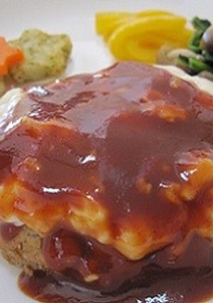 卵も牛乳も使わないふわふわハンバーグ-レシピのメイン写真