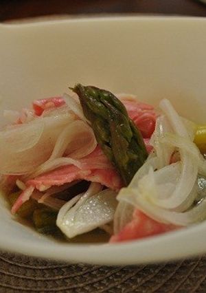 アスパラとハムのマリネ-レシピのメイン写真