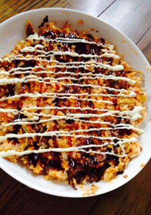 残りご飯でお好み焼き-レシピのメイン写真
