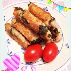 รูปของ 大量消費★豚肉のシソ巻き