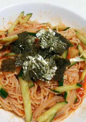 甘辛すっぱいビピンそうめん-レシピのメイン写真