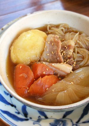 我家の定番 フライパンで作る肉じゃが-レシピのメイン写真