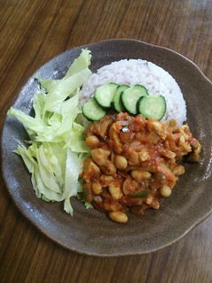 豆と鶏と夏野菜のトマト煮込み♪-レシピのメイン写真