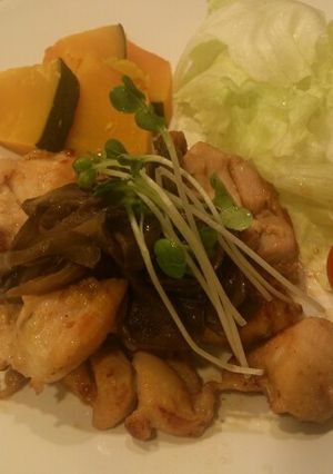 ＊簡単おうちカフェ＊舞茸とチキンのソテー-レシピのメイン写真