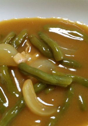 インゲンと玉ねぎのポークカレー-レシピのメイン写真
