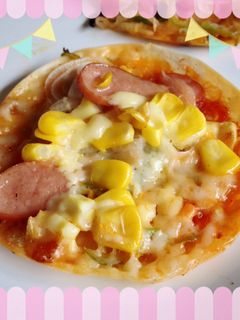 餃子の皮ピザ-レシピのメイン写真