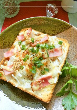 オニスラ・ベーコンの焼肉たれトースト-レシピのメイン写真