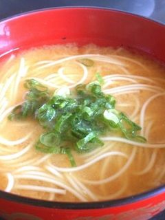 そうめんの味噌汁♡-レシピのメイン写真