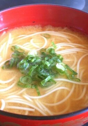そうめんの味噌汁♡-レシピのメイン写真