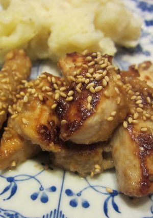 鶏むね肉の甘味噌焼き-レシピのメイン写真