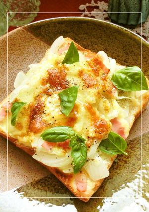 W玉葱のハーブ塩カレートースト-レシピのメイン写真