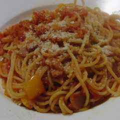 รูปของ トマト缶でトマトパスタ