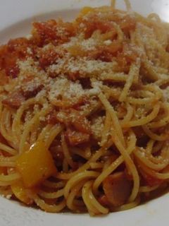 トマト缶でトマトパスタ-レシピのメイン写真