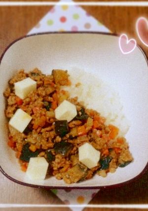 チーズ入り♬なすのドライカレー☆-レシピのメイン写真