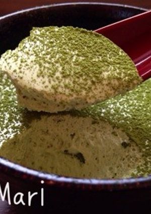 口どけなめらか♡ふんわり軽い抹茶のムース-レシピのメイン写真