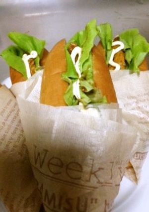 ソースが絶妙！アジのてりやきバーガー-レシピのメイン写真