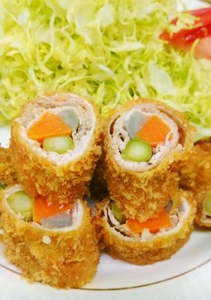 我が家のオリジナル♪八幡巻きフライ-レシピのメイン写真