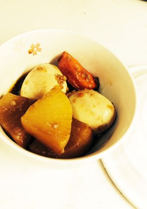 酢っきり^_^煮玉子＆大根!家計も助かる-レシピのメイン写真