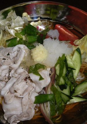 ぶっかけ冷しゃぶ素麺-レシピのメイン写真