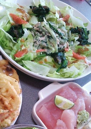 ｺﾞｰﾔｻﾗﾀﾞ-レシピのメイン写真