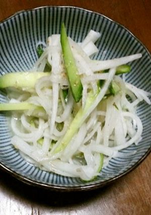 大根ときゅうりのごま酢和え-レシピのメイン写真