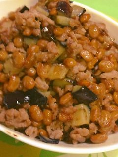 納豆挽肉炒め-レシピのメイン写真