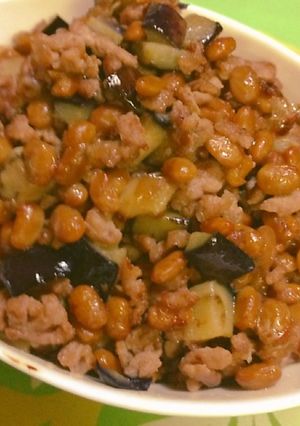 納豆挽肉炒め-レシピのメイン写真