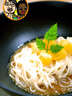 桃そうめん-レシピのメイン写真