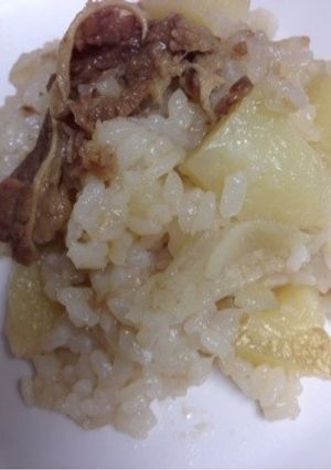 簡単！牛丼の炊き込みご飯！-レシピのメイン写真