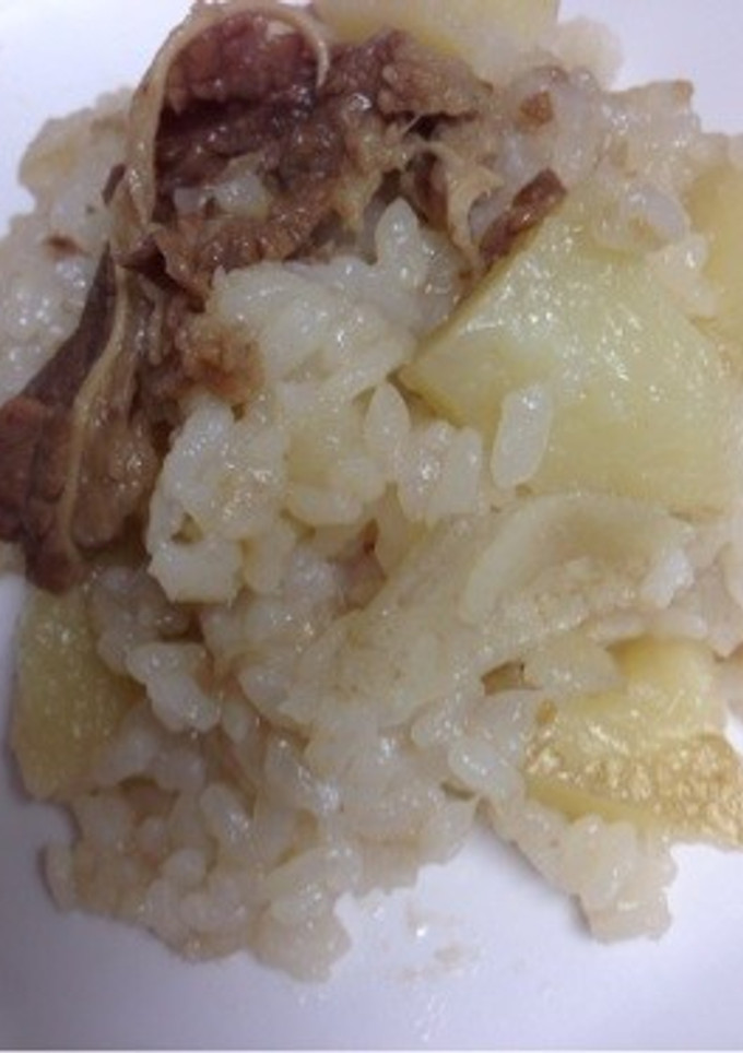 簡単！牛丼の炊き込みご飯！-レシピのメイン写真