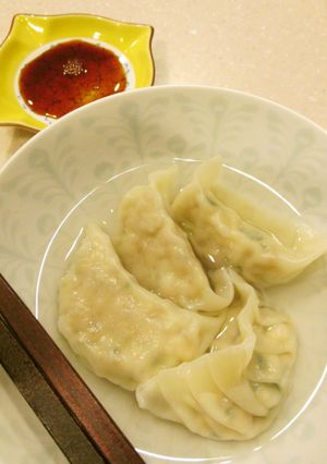 さっぱりヘルシー.｡*･切干薬味☆水餃子-レシピのメイン写真
