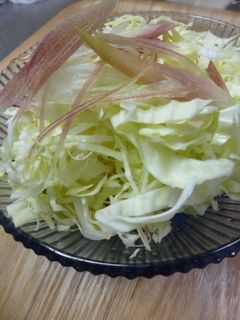 キャベツとみょうがのサラダ-レシピのメイン写真
