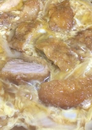 豚モモブロックで☆つゆだく！！カツ丼-レシピのメイン写真