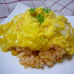รูปของ 炊飯器deとろりん☆チーズオムライス