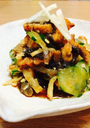 夏バテ解消☆☆うざく~鰻・胡瓜の酢物~-レシピのメイン写真