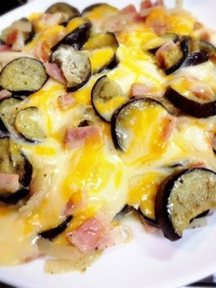 ナスベーコンのチーズ焼き☆野菜嫌い克服-レシピのメイン写真