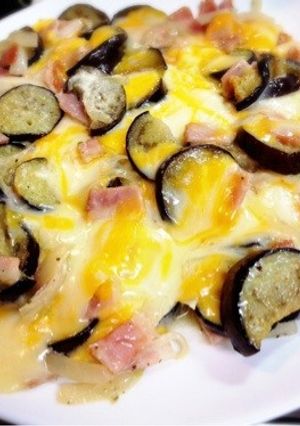 ナスベーコンのチーズ焼き☆野菜嫌い克服-レシピのメイン写真